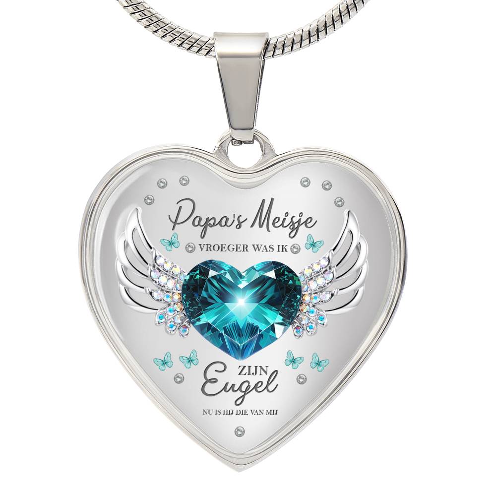 Hartenketting voor papa's meisje