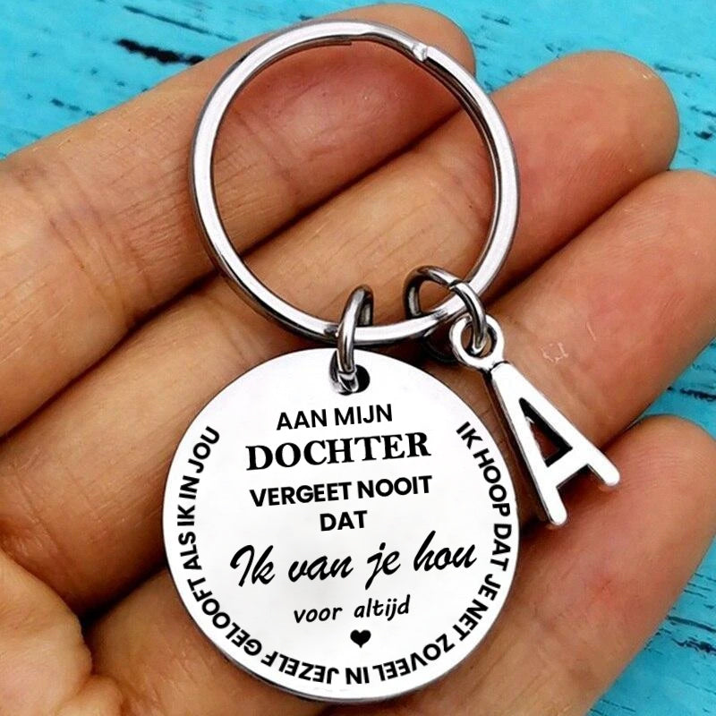 Familie sleutelhanger - aan mijn zoon/dochter