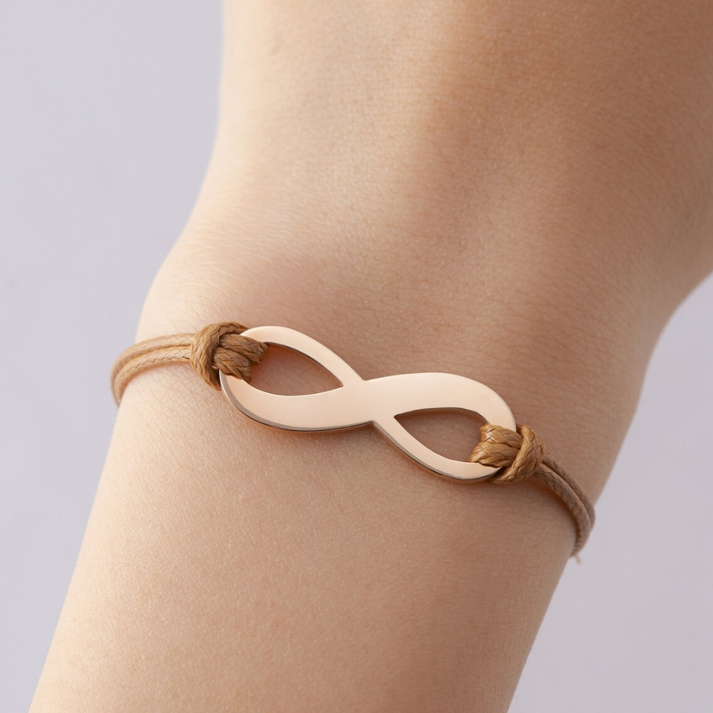 Infinity armband - Aan mijn Zoon of Dochter - Roségoud