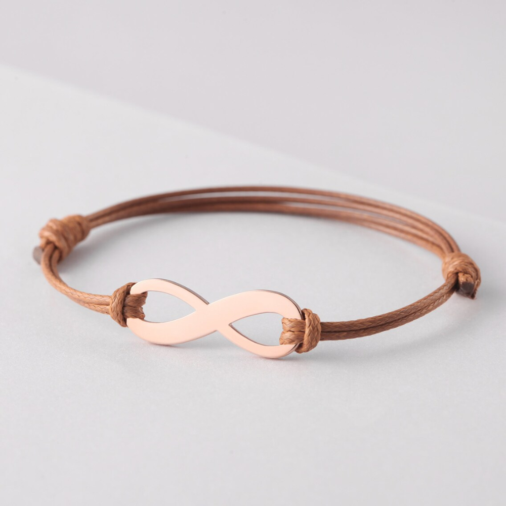 Infinity armband - Aan mijn Zoon of Dochter - Roségoud