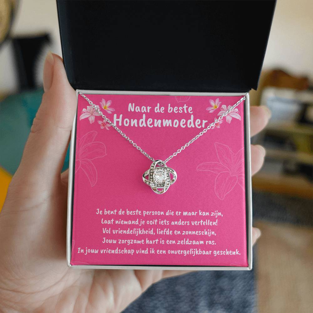 To The Best Dog Mom Love Knoopketting - Helpt 5 hongerige opvanghonden in nood te voeden