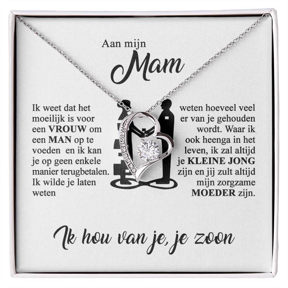 Aan mijn Mam - Ik hou van jou - Hartketting