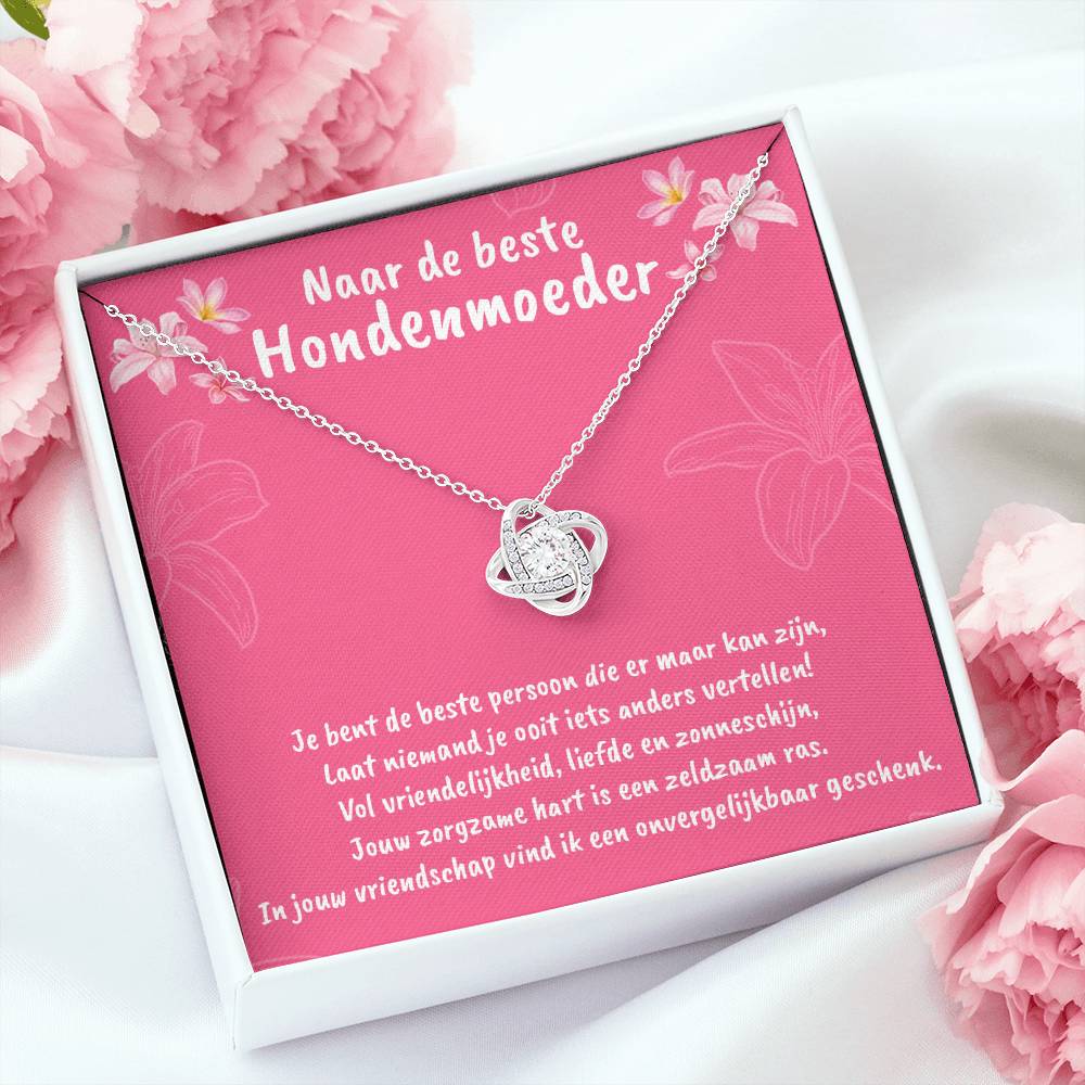 To The Best Dog Mom Love Knoopketting - Helpt 5 hongerige opvanghonden in nood te voeden