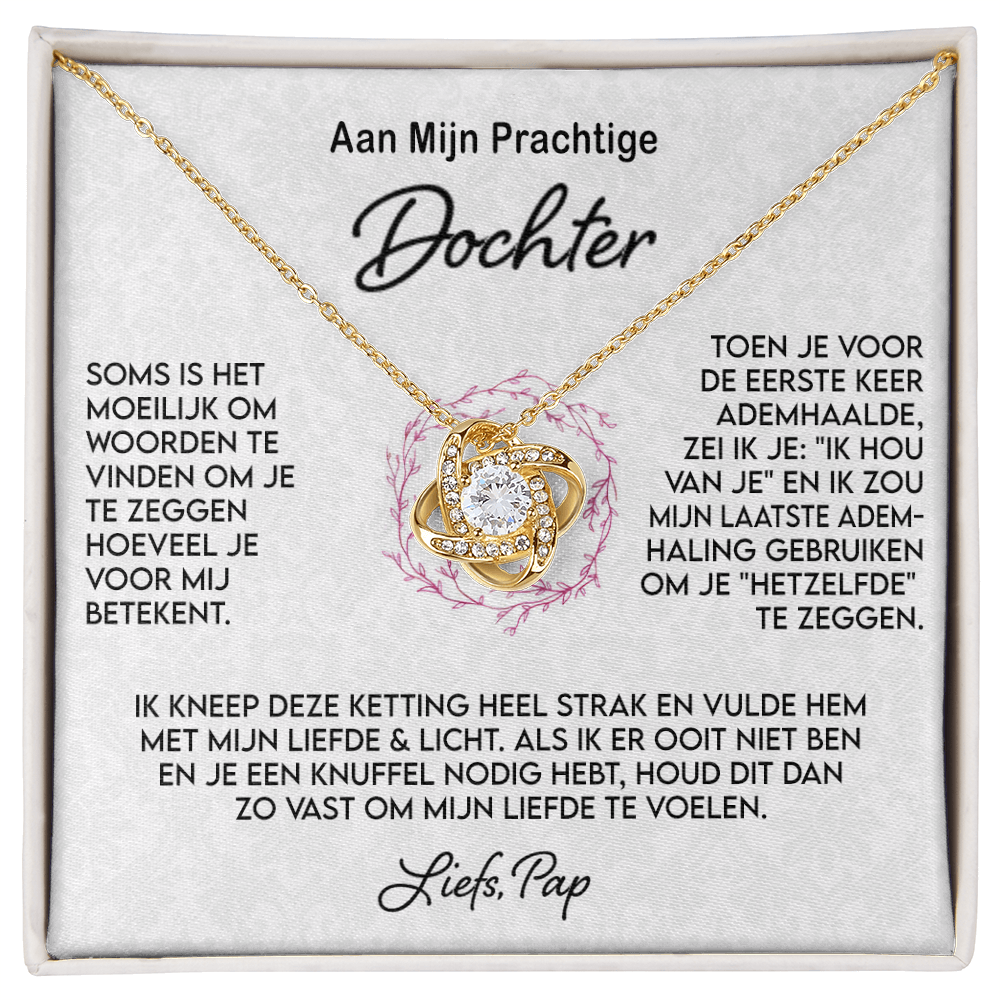 Aan mijn Dochter - Eerste ademknoopketting, van papa