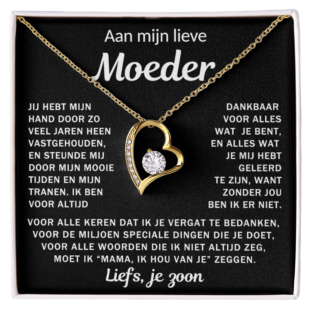 Aan mijn lieve Moeder - Hartketting