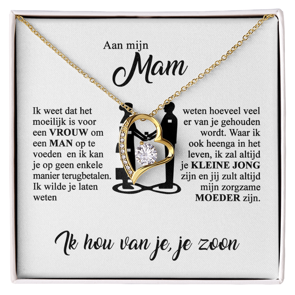 Aan mijn Mam - Ik hou van jou - Hartketting