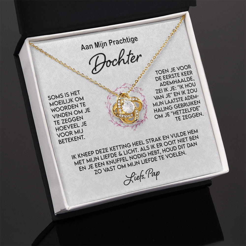 Aan mijn Dochter - Eerste ademknoopketting, van papa