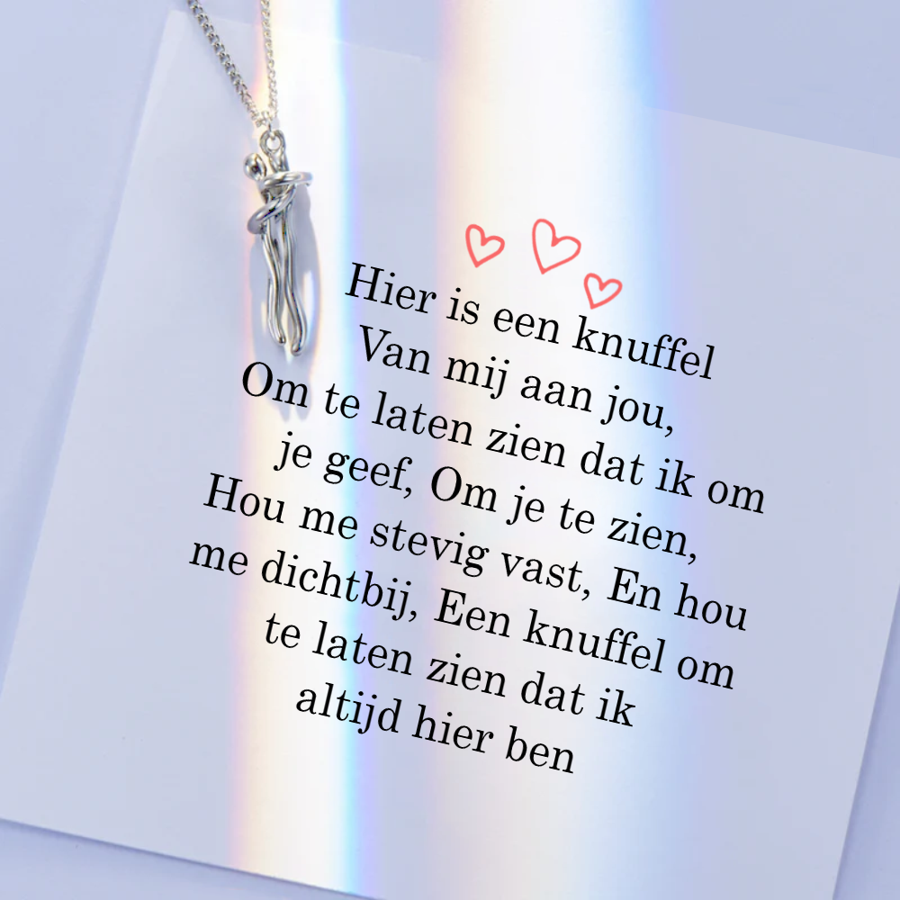 Zilveren Knuffelketting