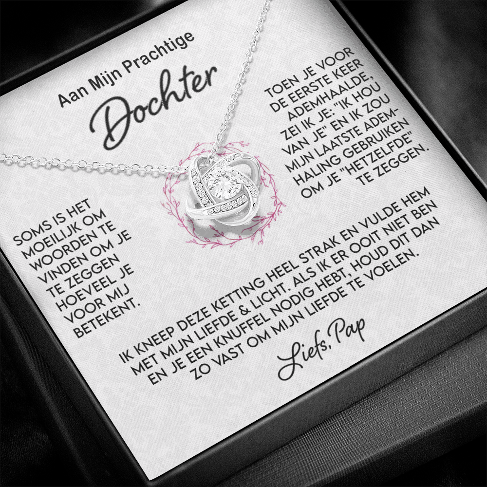 Aan mijn Dochter - Eerste ademknoopketting, van papa