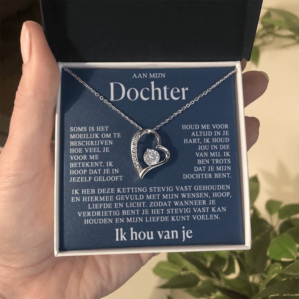 Aan mijn Dochter - hartketting