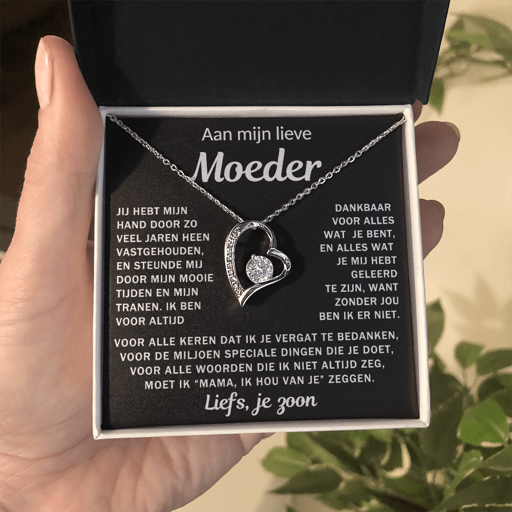 Aan mijn lieve Moeder - Hartketting