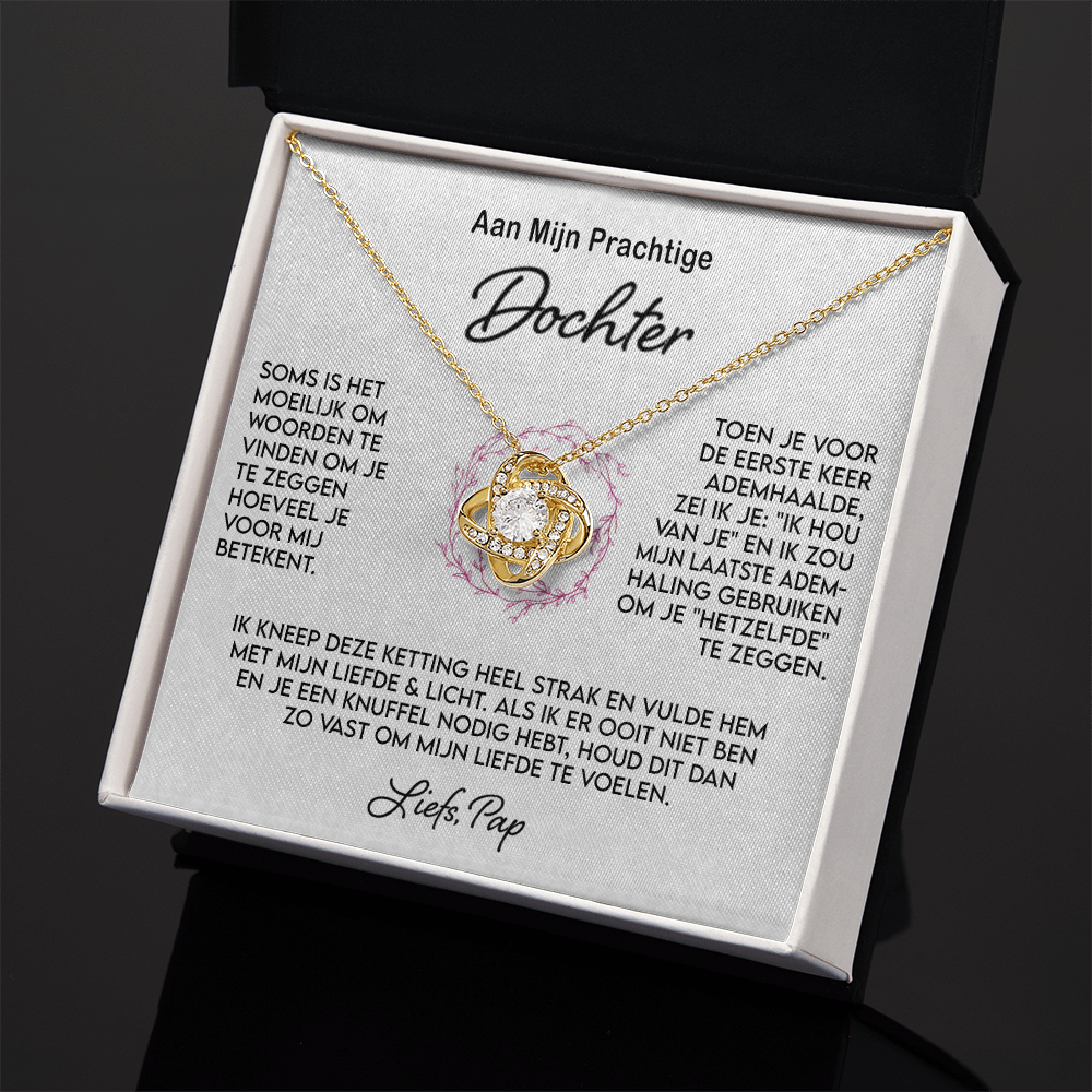 Aan mijn Dochter - Eerste ademknoopketting, van papa