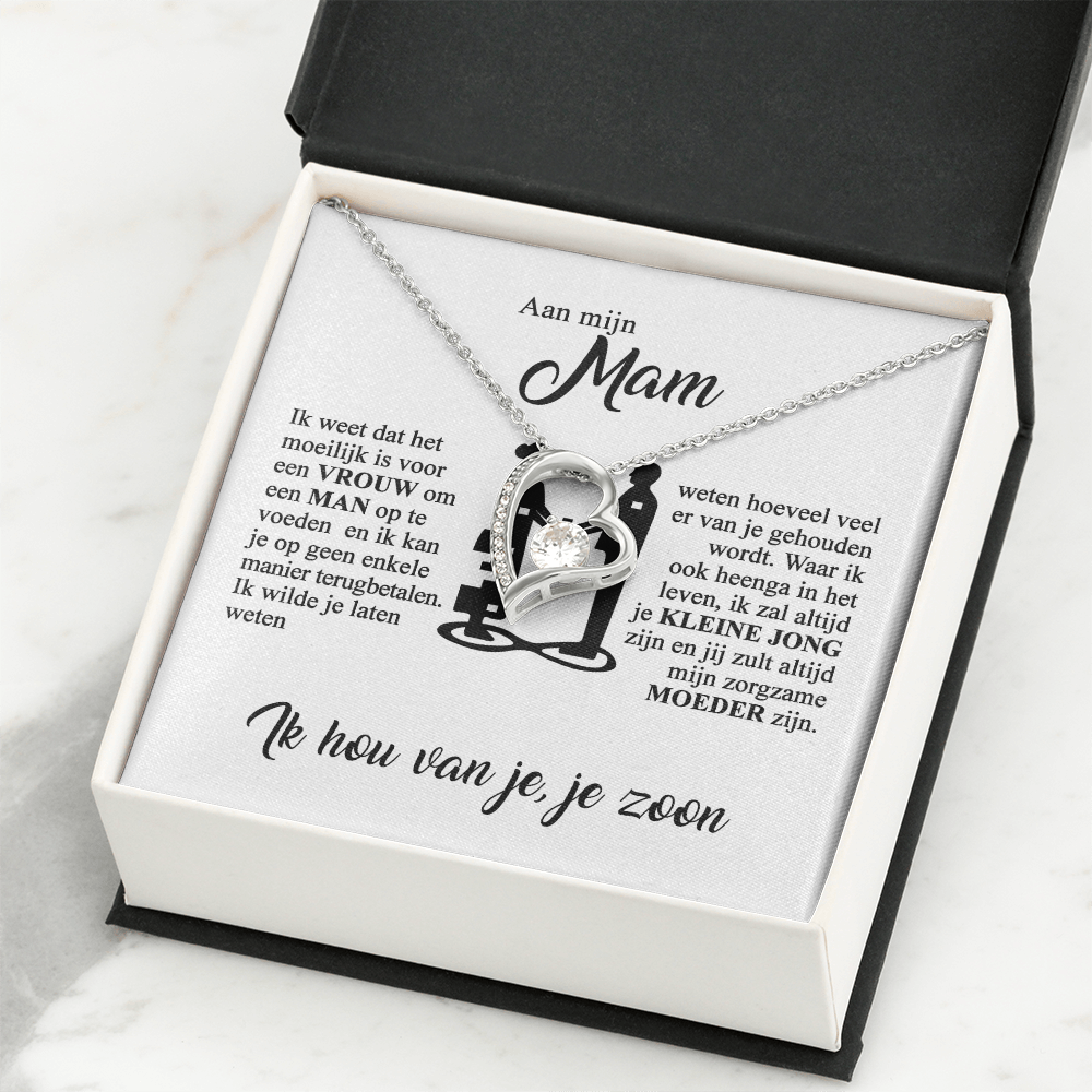 Aan mijn Mam - Ik hou van jou - Hartketting