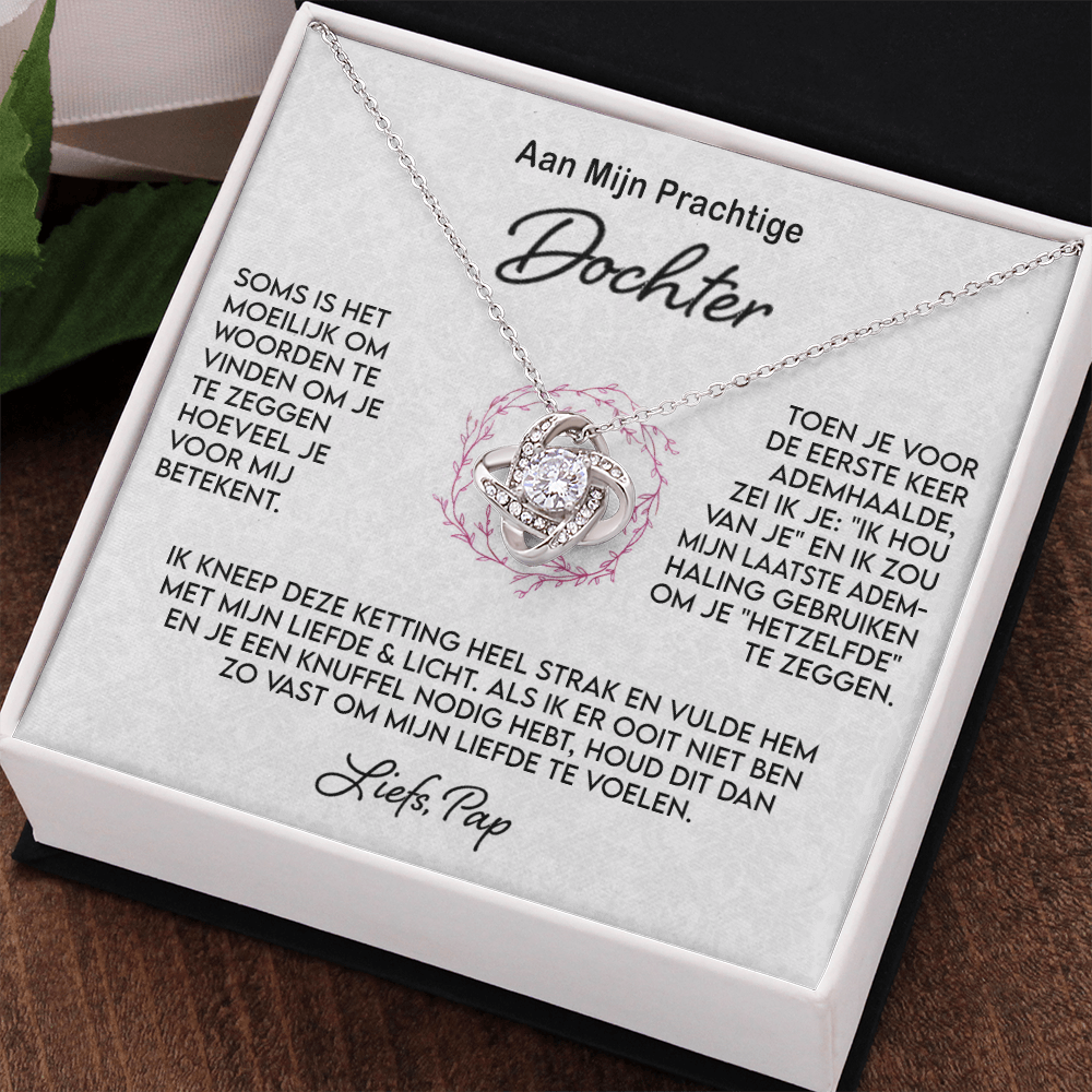 Aan mijn Dochter - Eerste ademknoopketting, van papa