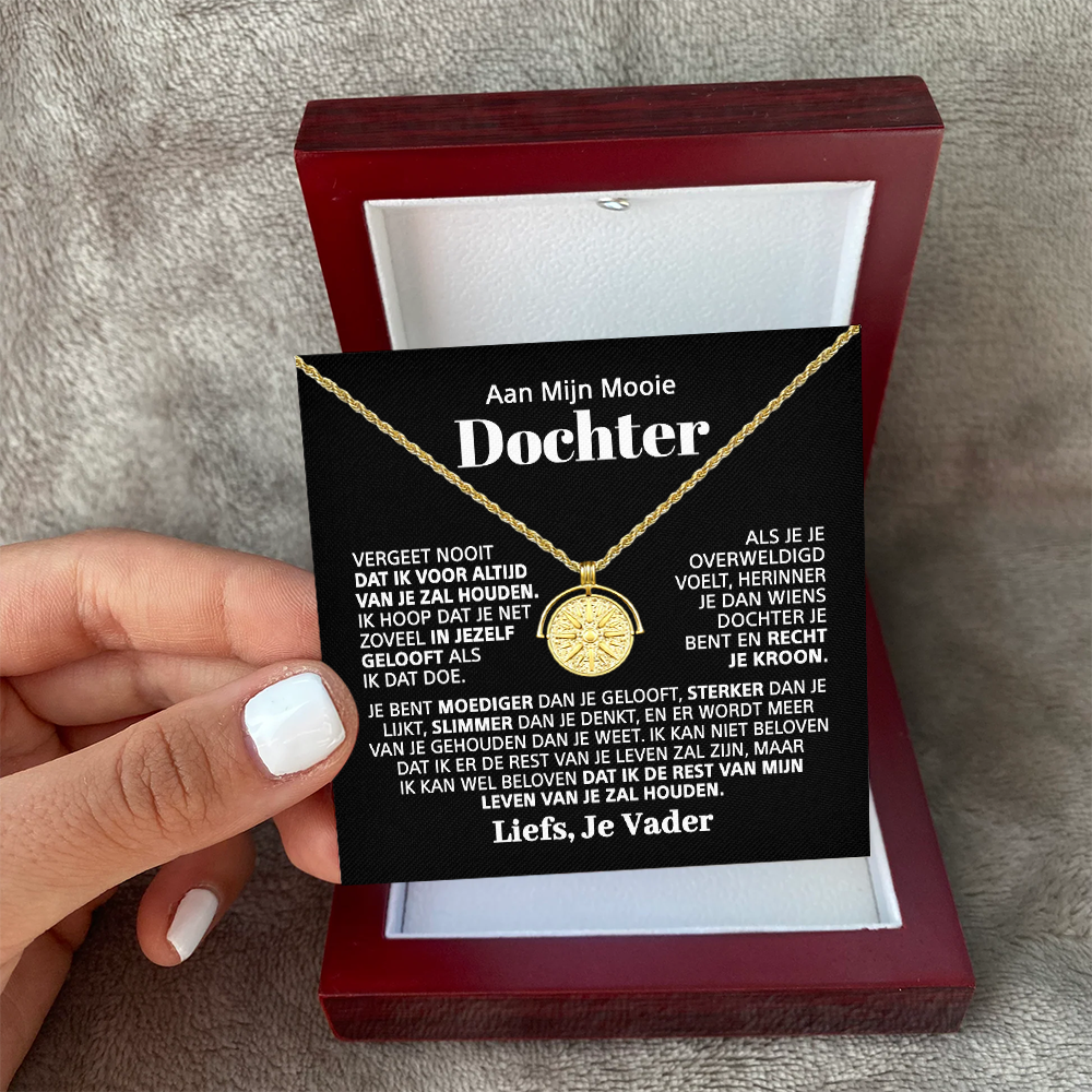 Aan mijn Dochter - Zonneschijn en kracht ketting