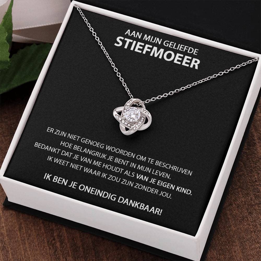 Aan mijn stiefmoeder - Liefdesknoop ketting