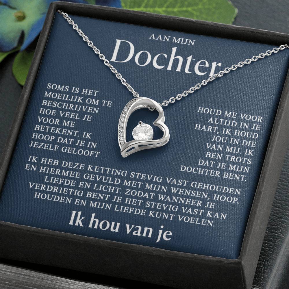 Aan mijn Dochter - hartketting