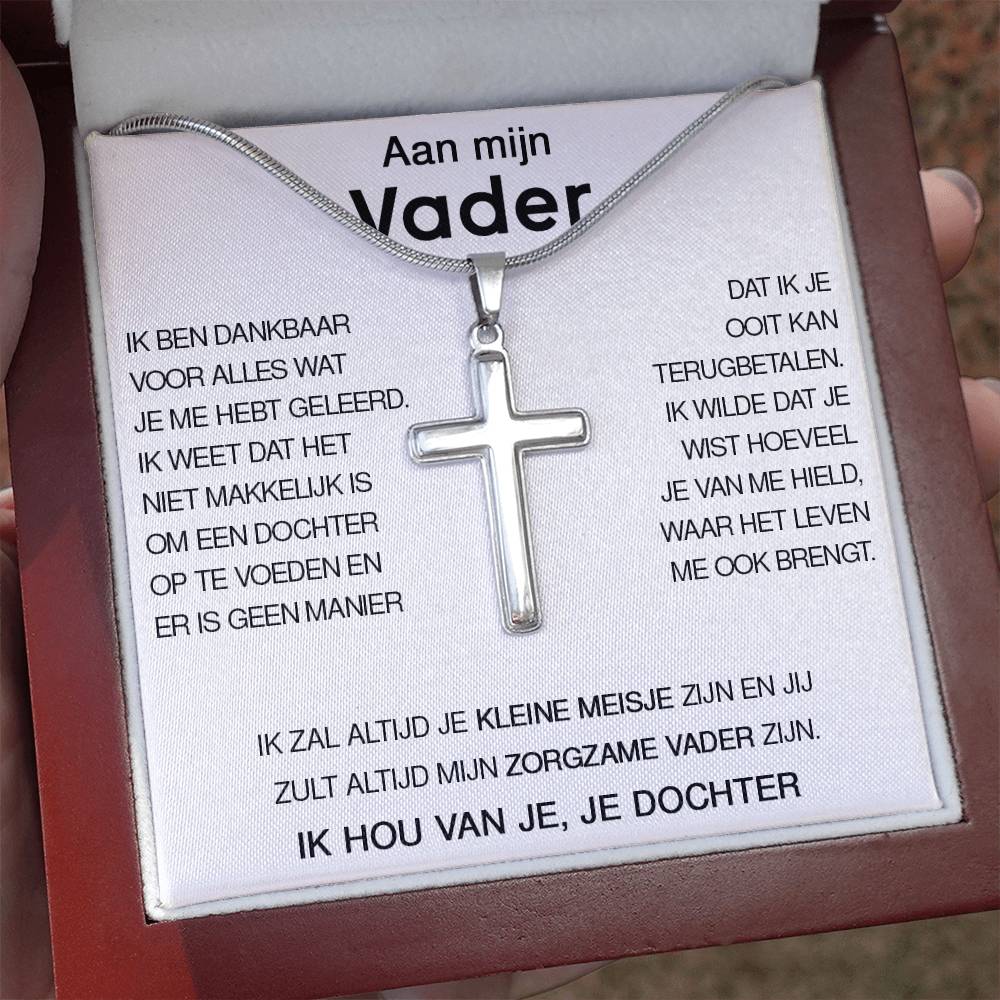 Aan mijn Vader - Luxe kruisketting