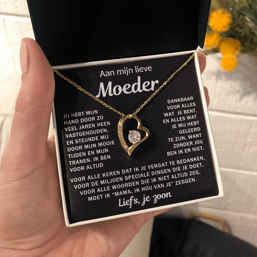 Aan mijn lieve Moeder - Hartketting