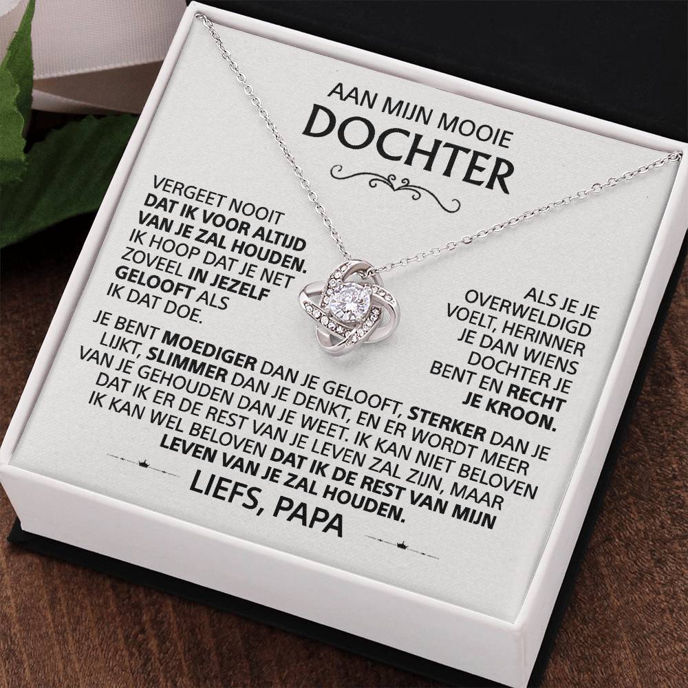 Aan mijn dochter - Liefdesknoopketting, van papa