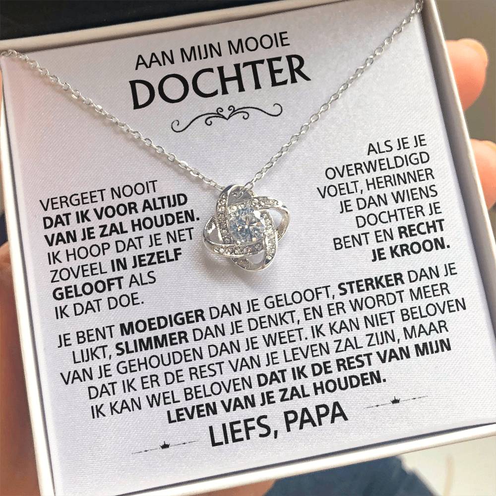 Aan mijn dochter - Liefdesknoopketting, van papa