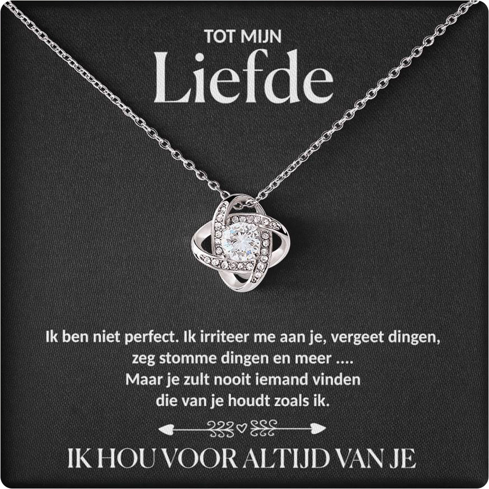 Aan mijn Liefde - Forever rozenketting - Goud