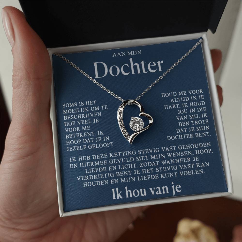 Aan mijn Dochter - hartketting