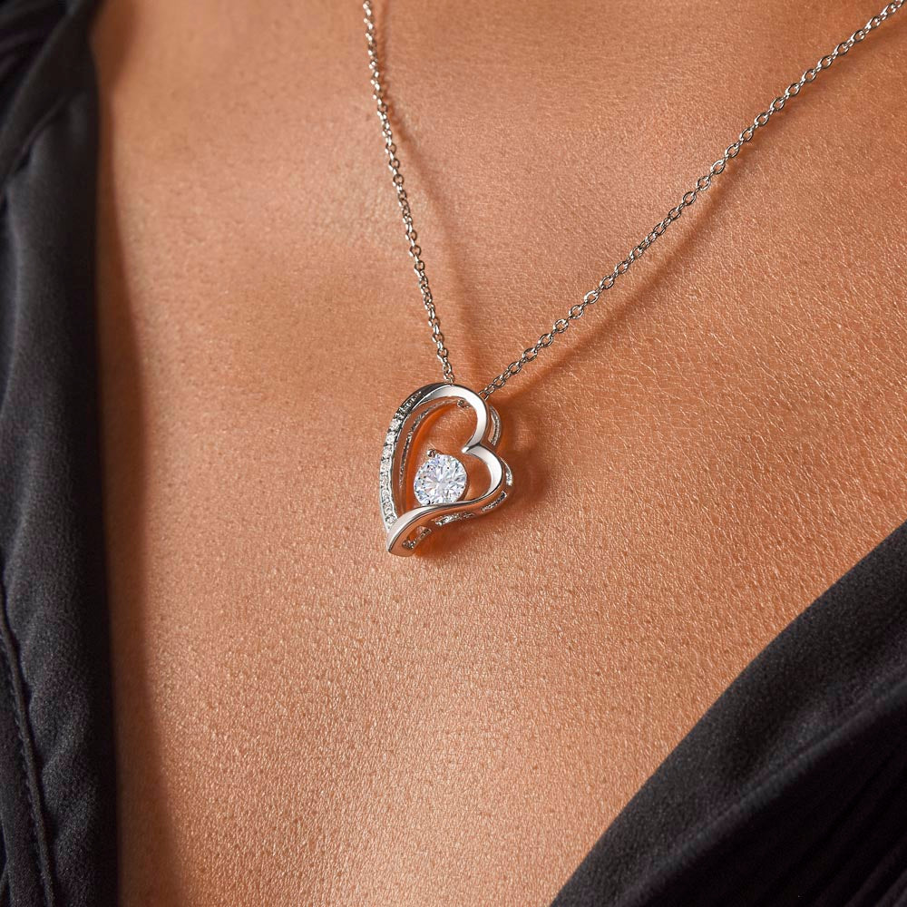 Aan de Vrouw van mijn leven - Liefdeshart ketting