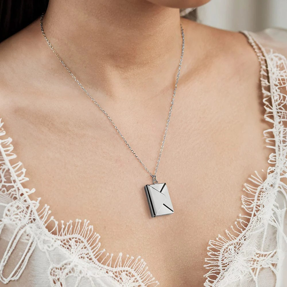 Vrouw van mijn leven - Liefdesbrief ketting