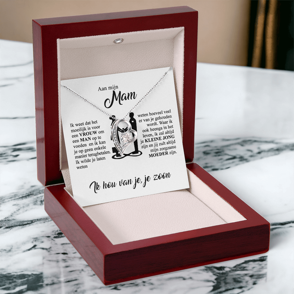 Aan mijn Mam - Ik hou van jou - Hartketting