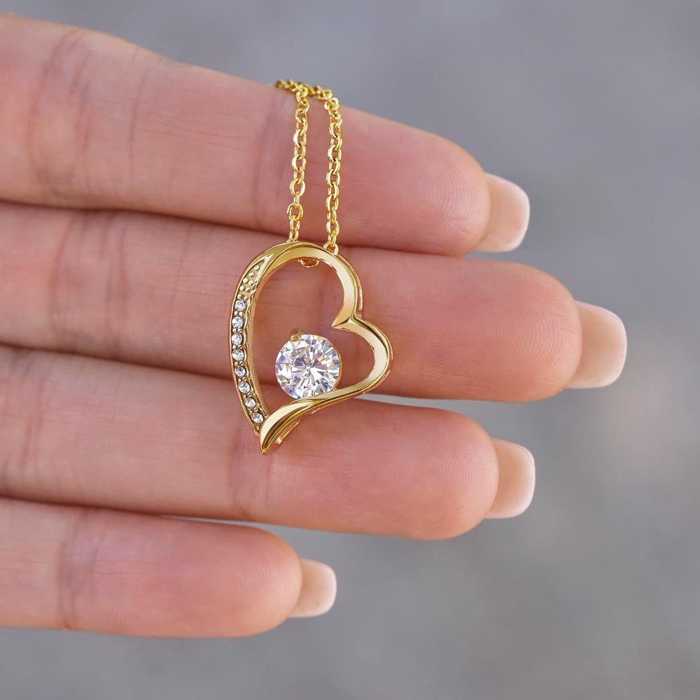 Aan mijn Mooie Kleindochter - Wees dapper en sterk - Hartketting