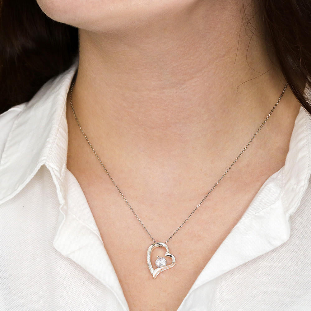 Aan mijn Mooie Kleindochter - Wees dapper en sterk - Hartketting