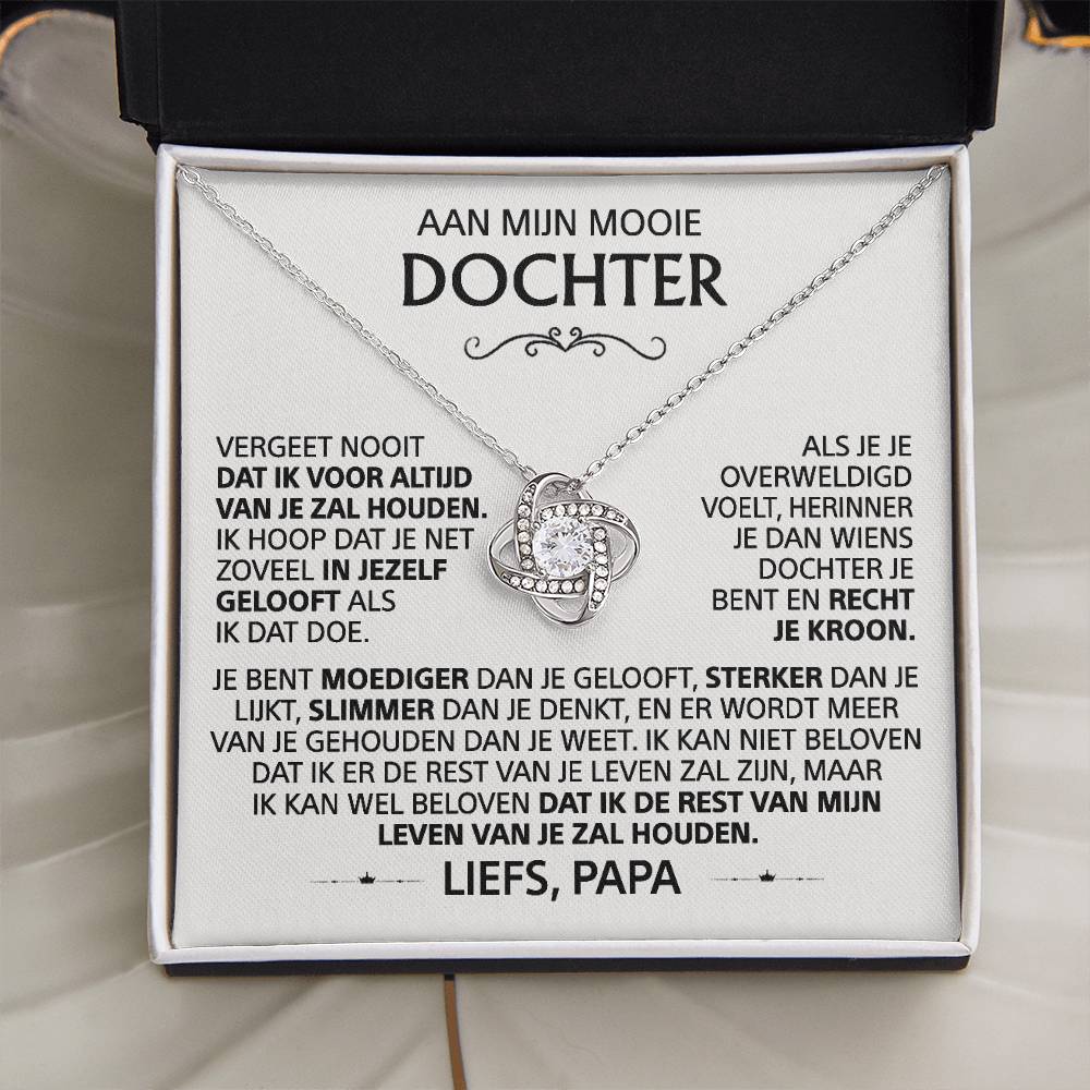 Aan mijn dochter - Liefdesknoopketting, van papa