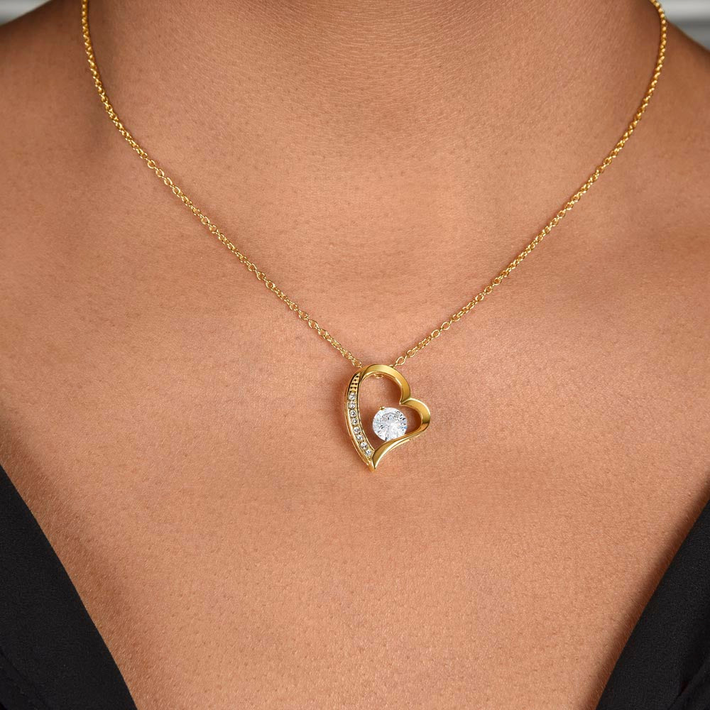 Aan mijn Mooie Kleindochter - Wees dapper en sterk - Hartketting