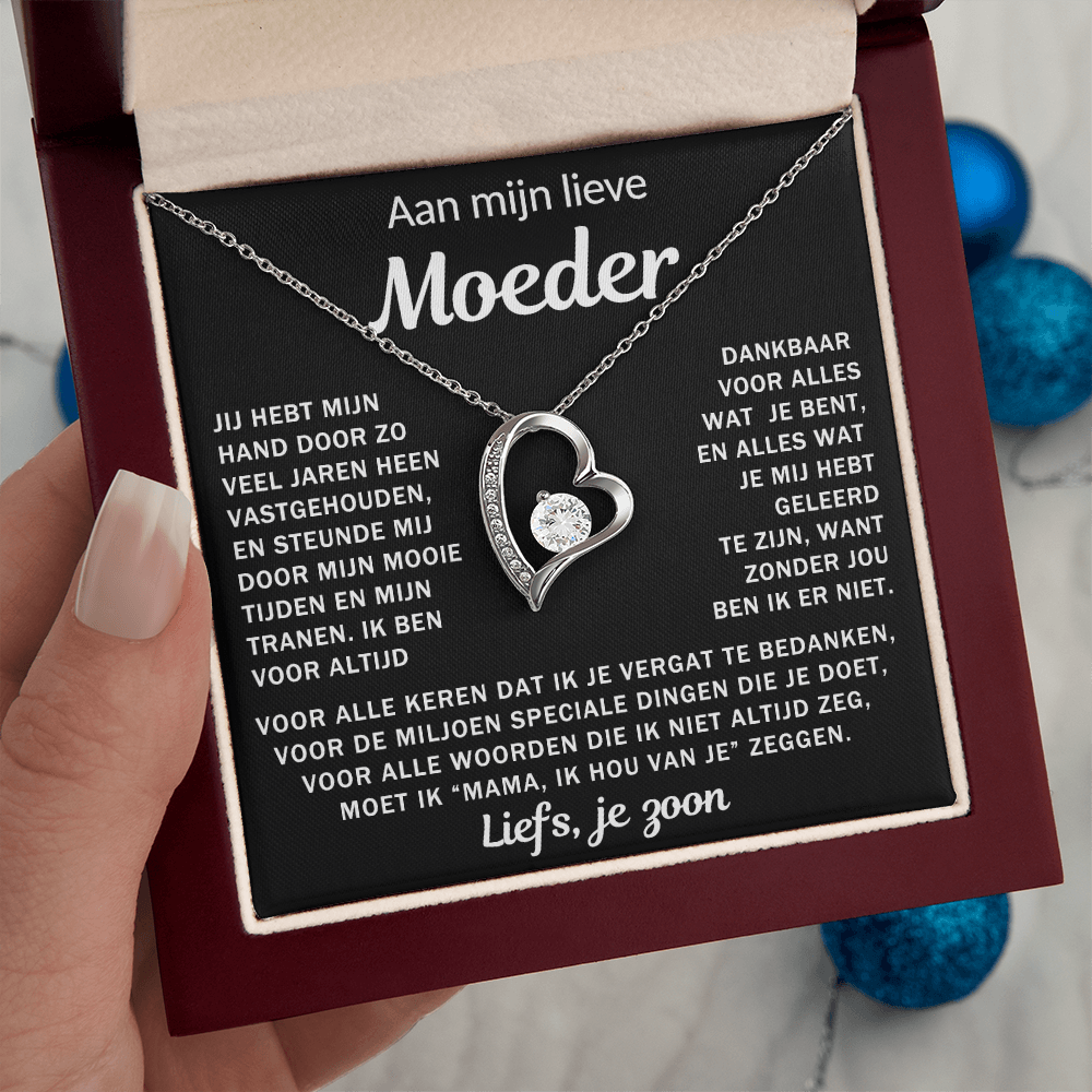 Aan mijn lieve Moeder - Hartketting