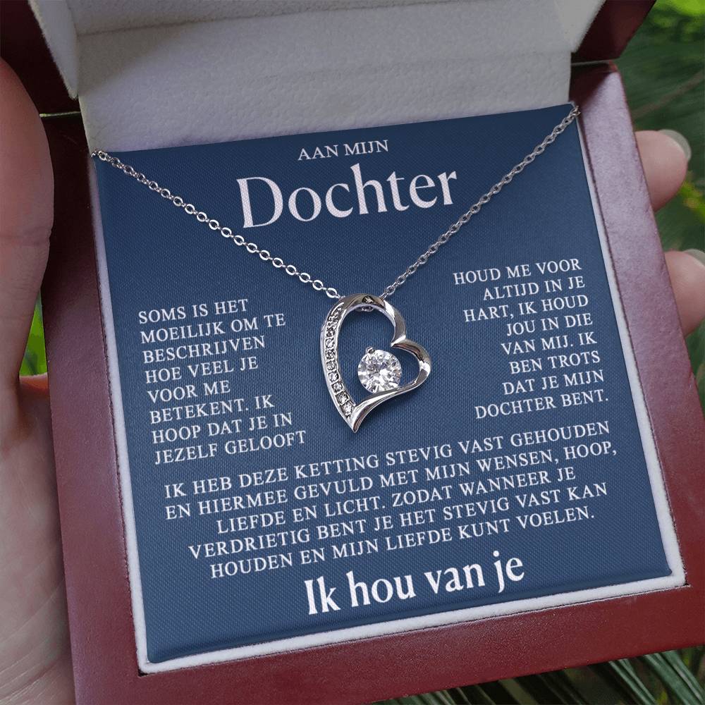 Aan mijn Dochter - hartketting