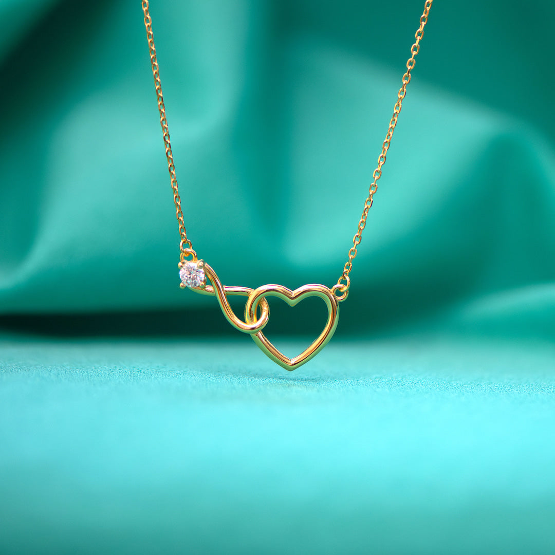 Aan mijn Dochter - Infinity Hart ketting