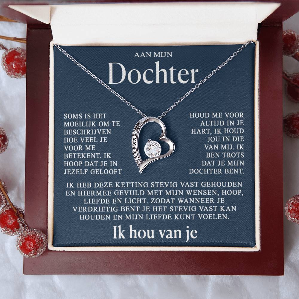 Aan mijn Dochter - hartketting