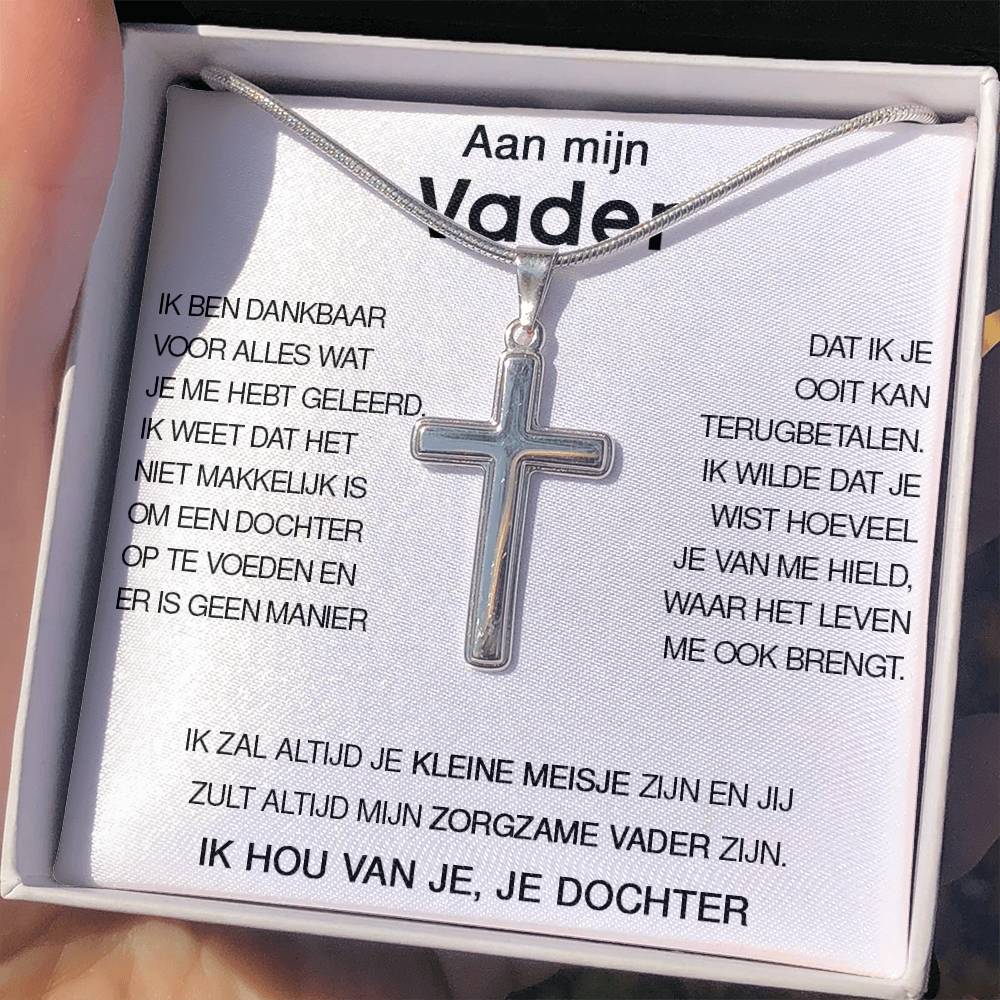 Aan mijn Vader - Luxe kruisketting