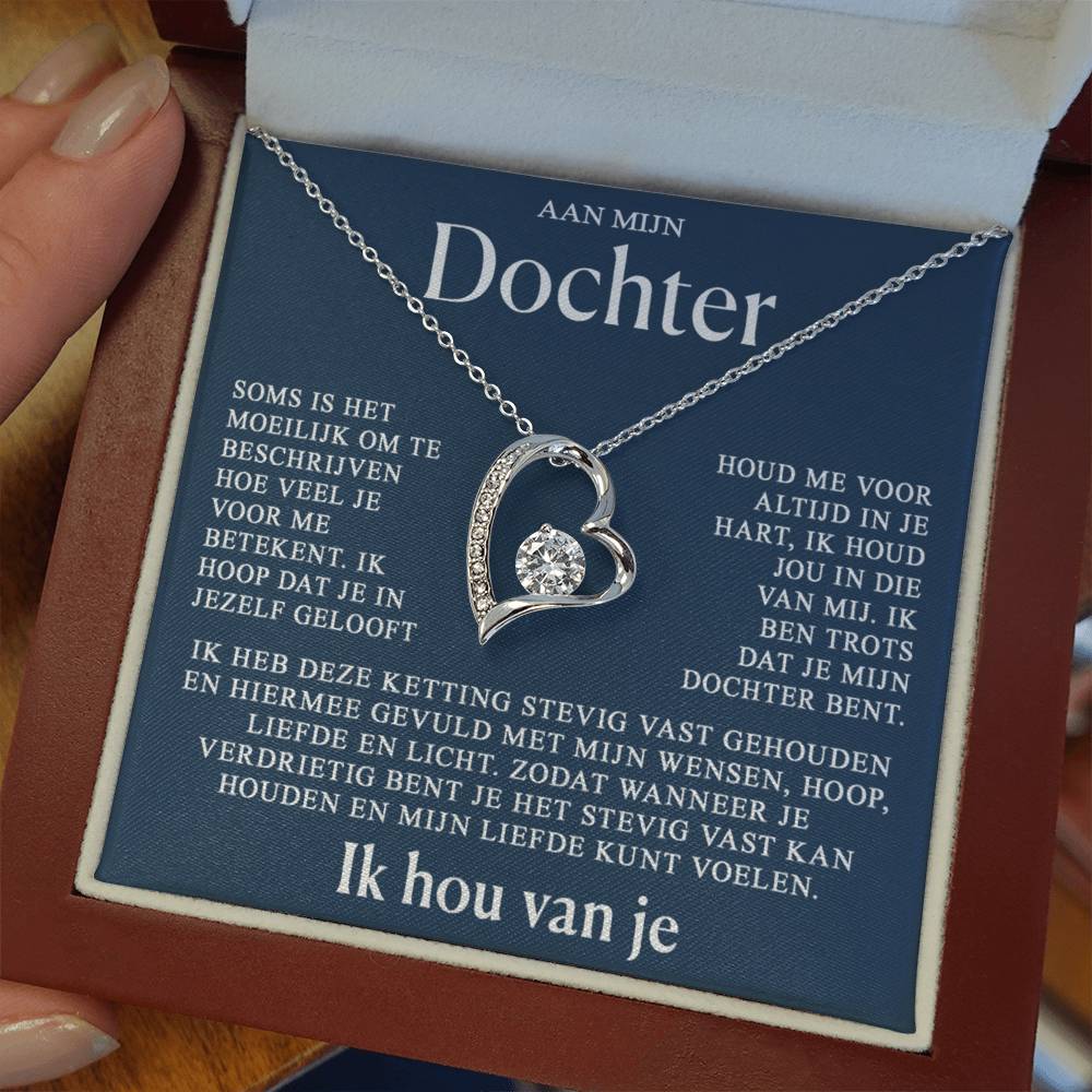 Aan mijn Dochter - hartketting