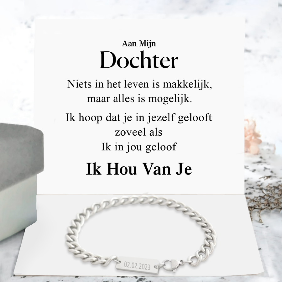 Familie armband - Aan mijn zoon of dochter