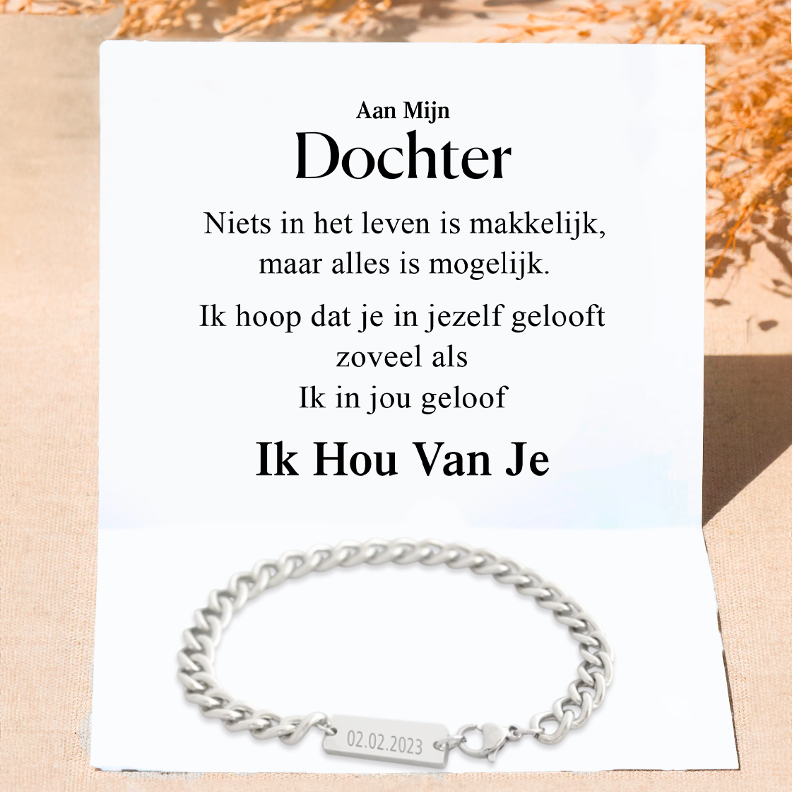 Familie armband - Aan mijn zoon of dochter