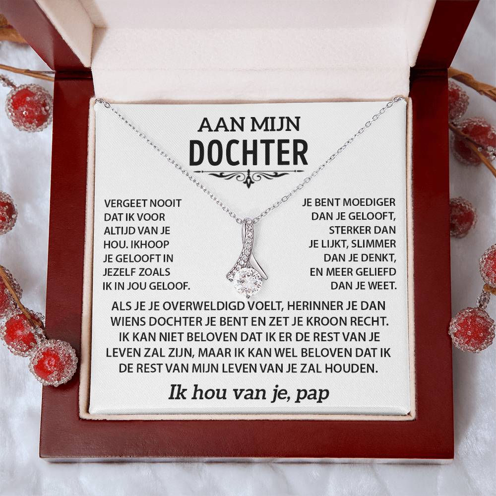 Aan mijn dochter - Liefdeshanger ketting