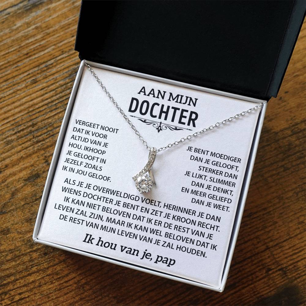 Aan mijn dochter - Liefdeshanger ketting