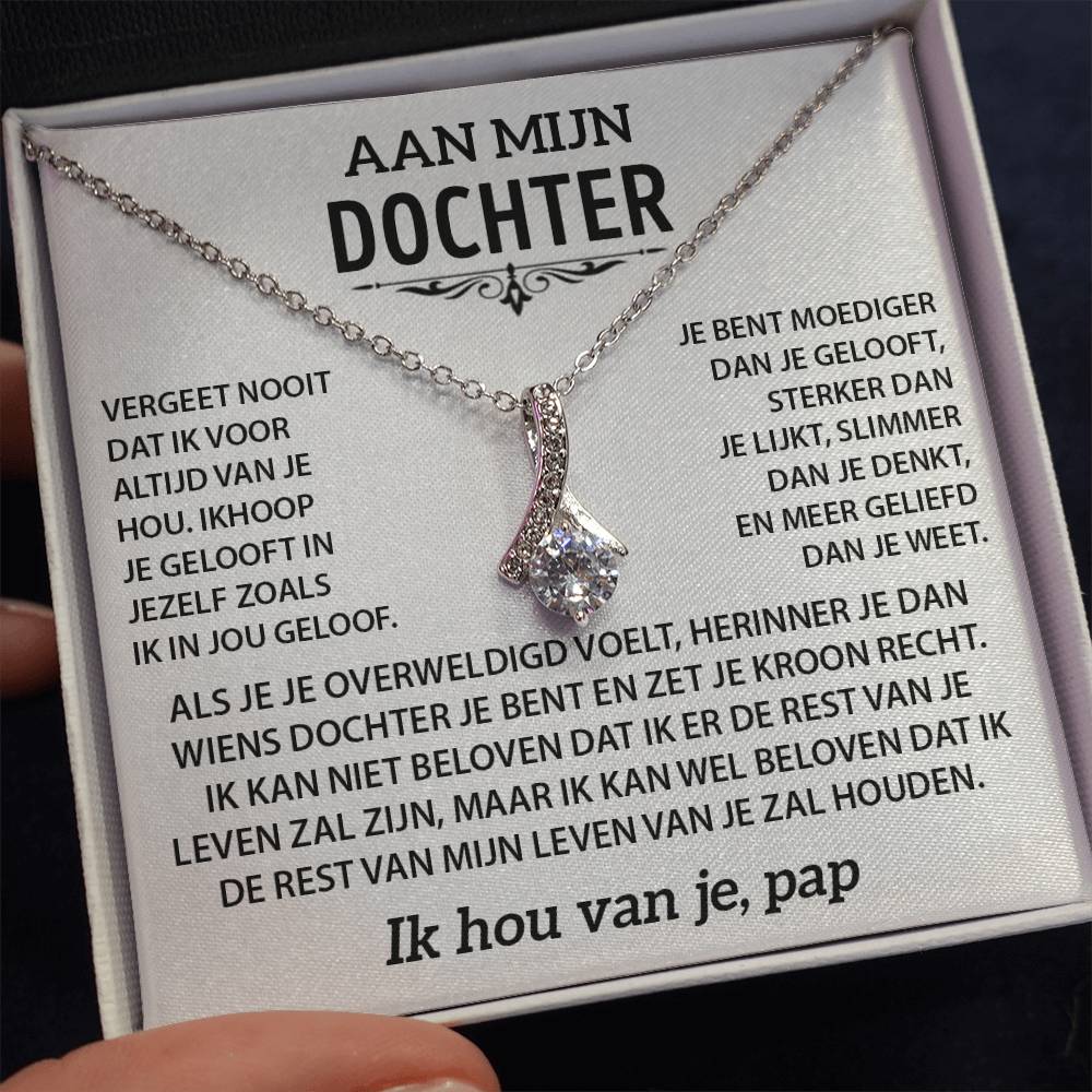 Aan mijn dochter - Liefdeshanger ketting