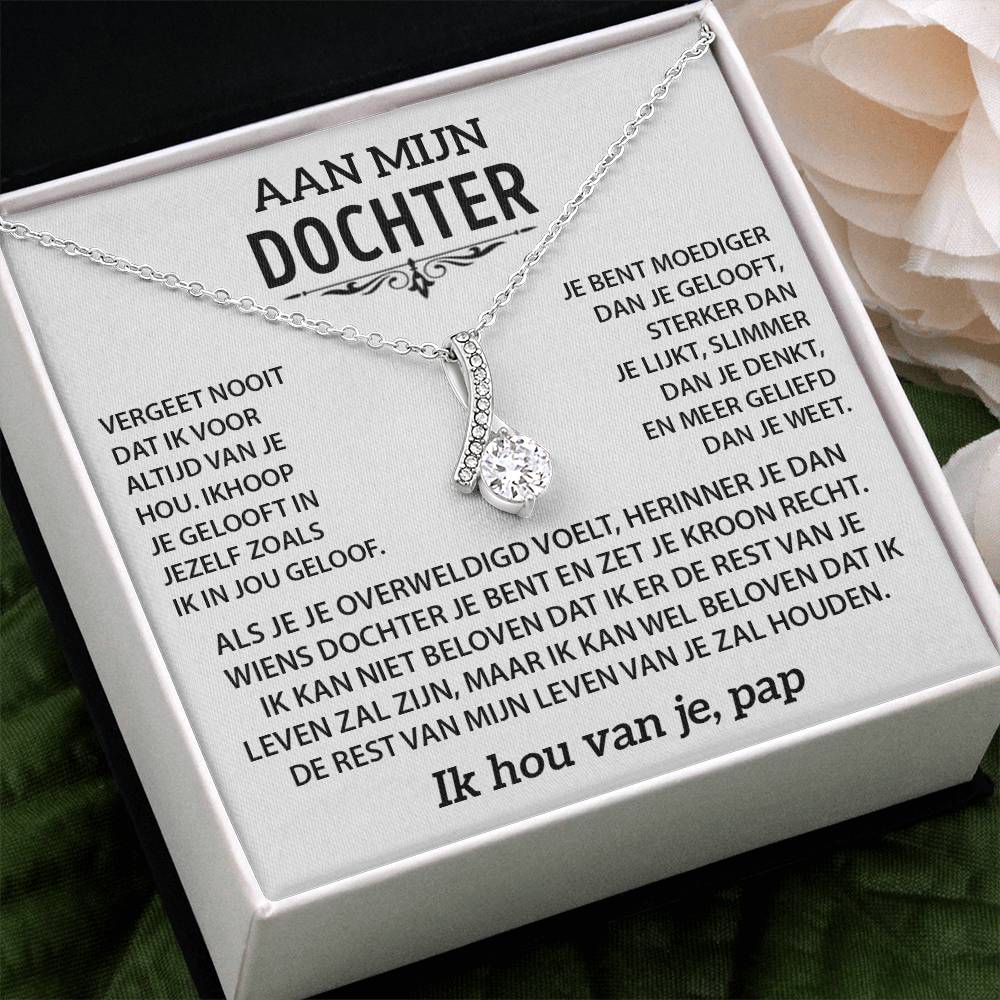 Aan mijn dochter - Liefdeshanger ketting