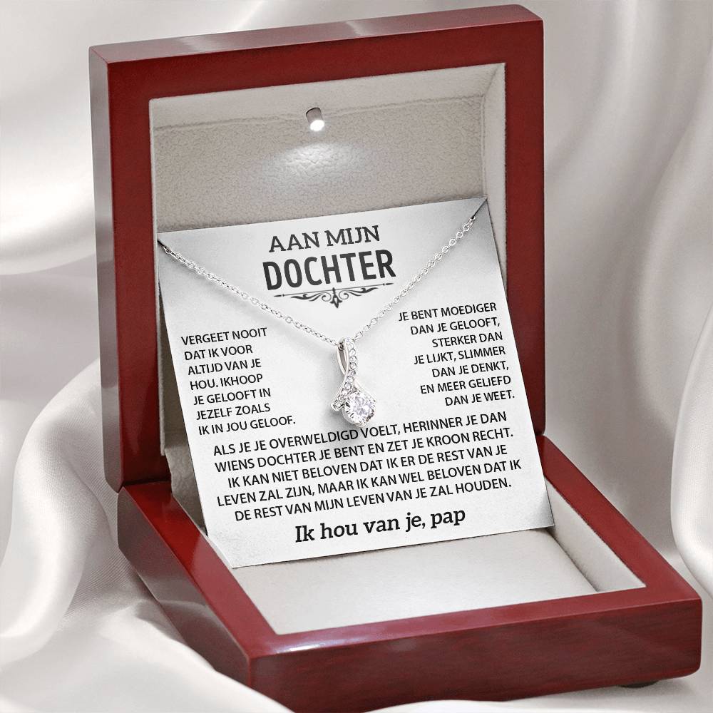 Aan mijn dochter - Liefdeshanger ketting