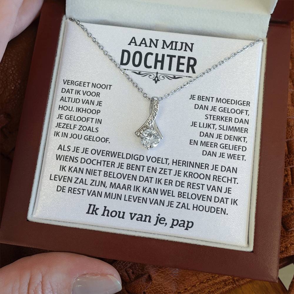 Aan mijn dochter - Liefdeshanger ketting