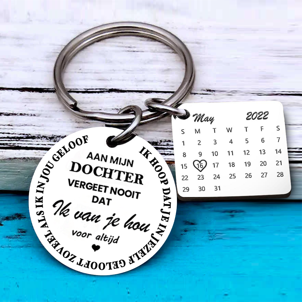 Sleutelhanger met familiegeschenk - Aan mijn Zoon/Dochter