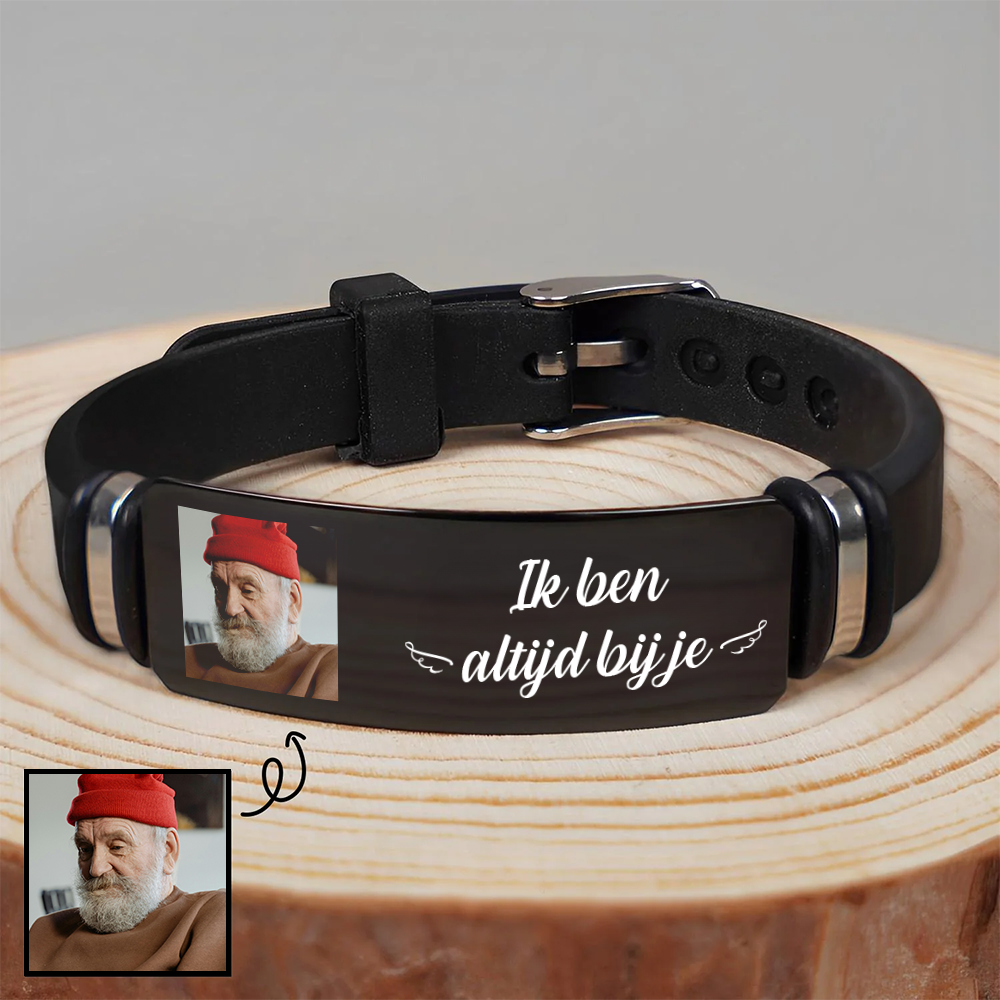 Ik ben altijd bij je - Fotoarmband